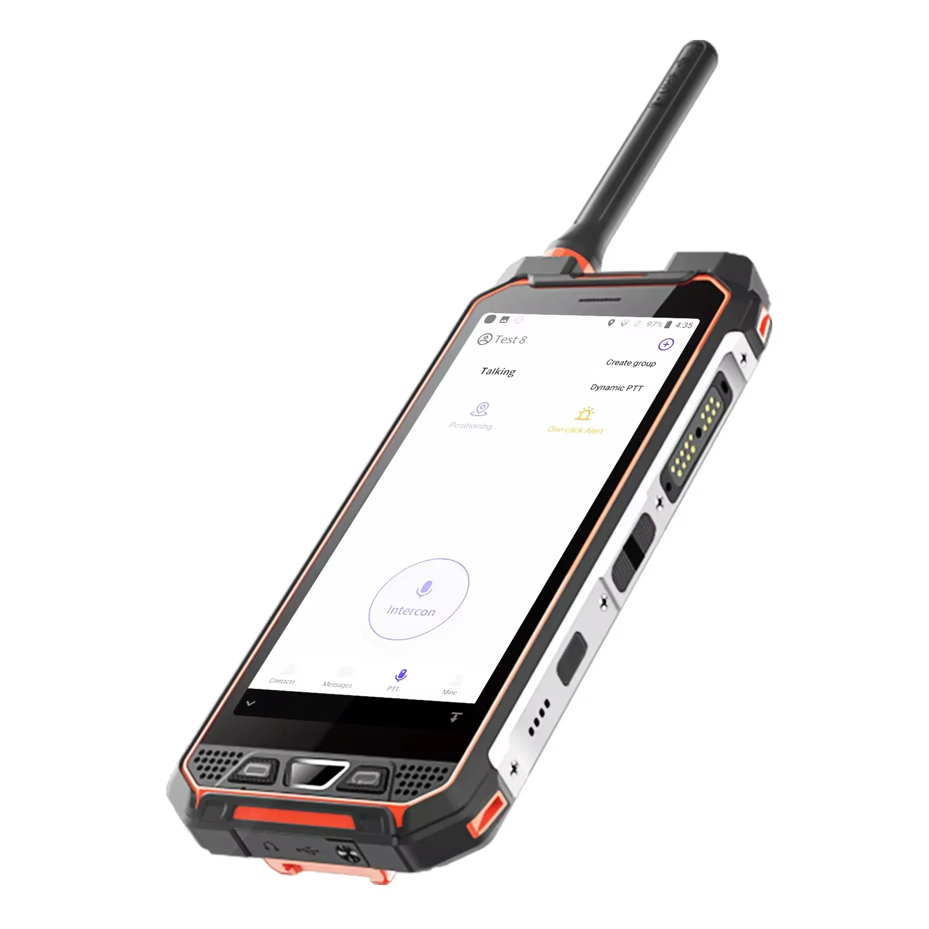 Two Way Radio Global Range Network Movil Mobile Phone 700MHz 4g Poc Lte Sim Card Walkie-talkie Dmr Hardware Intercom Smartphone