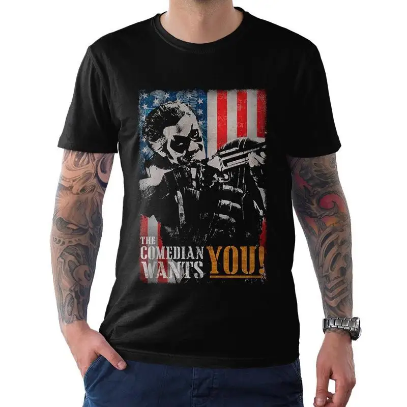 

Watchmen The Comedian Wants You T Shirt Sizes 100 Cotton blc 176