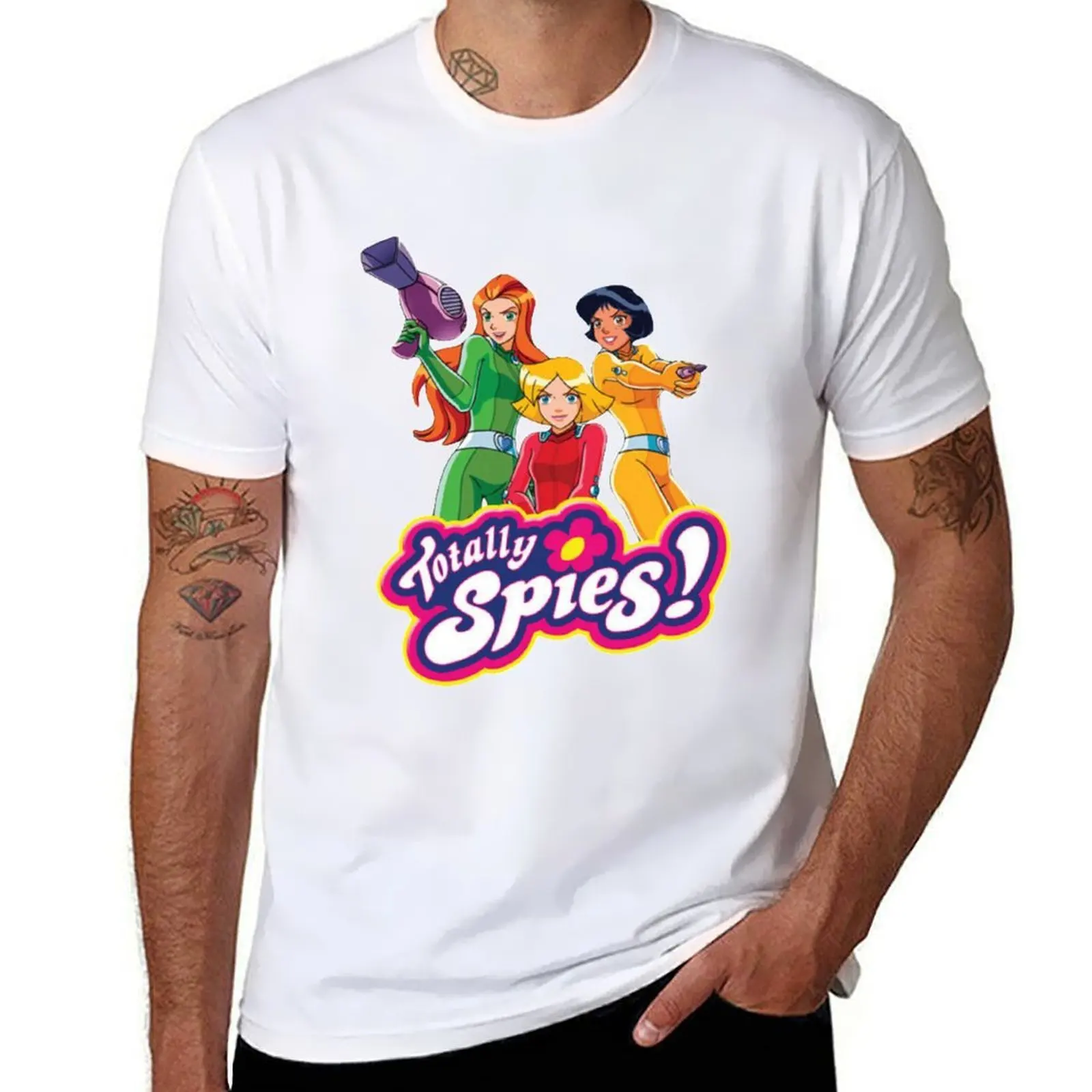 

Totally Spies T-Shirt t shirts for man slim fit t shirt for man 100 percent cotton cotton tshirt 100% T-shirt