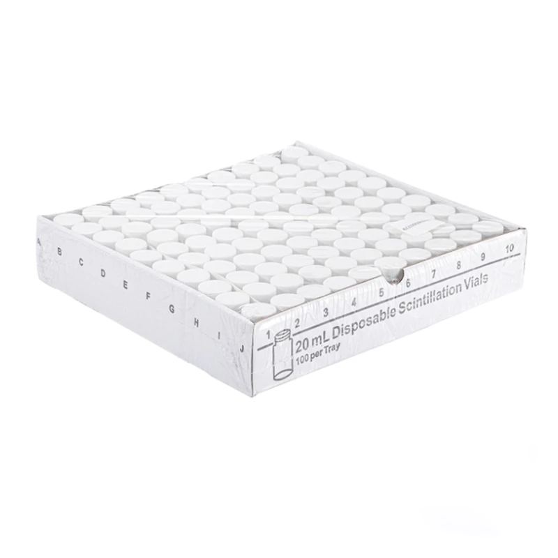 Frascos de scintilação Frascos de contagem de scintilação líquida Frascos de contagem, frascos de amostra (100PCS)