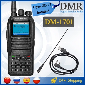 Baofeng-dijital telsiz, Analog radyo, açık GD77 DMR, UHF, VHF, 5W, İkili zaman yuvası, Tier1, Tier2, DM1701 DR-1801 yükseltme