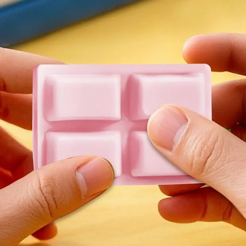 Zappeln Squeeze Spielzeug Cartoon Dekomprimieren Spielzeug Kneifen Stress Relief Werkzeug Schokolade Form Zappeln Für Jugendliche Erwachsene