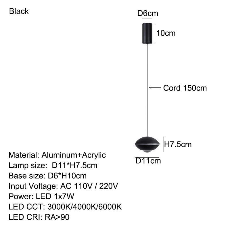 Lampu gantung LED Modern, perlengkapan pencahayaan dalam ruangan, dekorasi rumah Nordic 7W, tempat lilin langit-langit aluminium