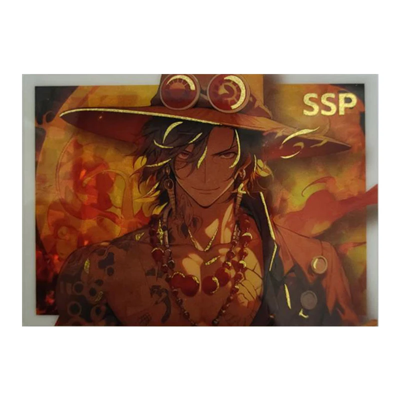 Anime ONE PIECE Rare SSP Reflections Flash Cards Sanji Zoro Ace Law Toys for boys Collectible Cards Christmas Birthday Gifts