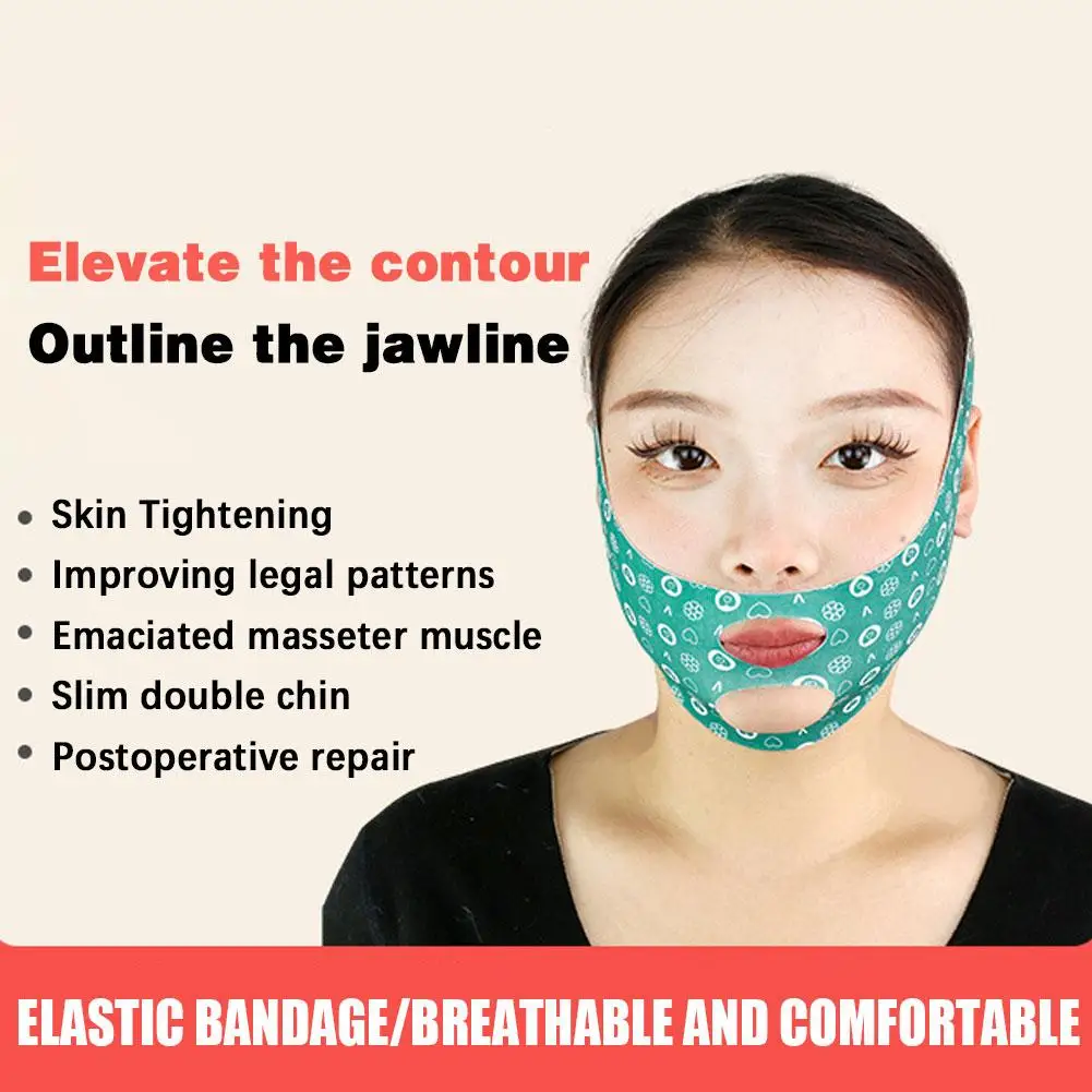 Ajustável V Face Bandage Lift Up Belt, Reduzir Ferramenta Dupla, Sculpting Care, Pele Adormecida, Tapes Lifting, Chin R7h8