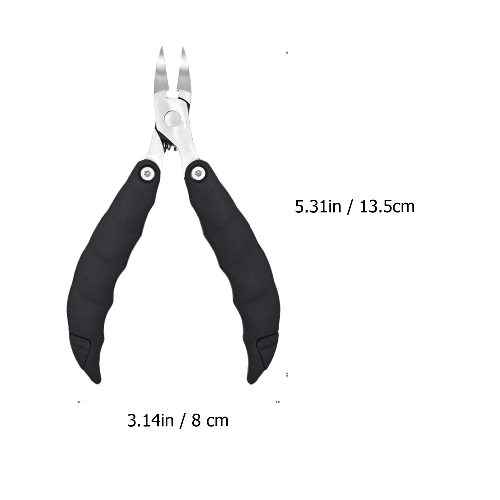 1 قطعة النسر منقار مسمار ذو طيات لأظافر القدم سميكة نام طوي الفولاذ المقاوم للصدأ باديكير أداة المحمولة مانيكير المقص المتقلب