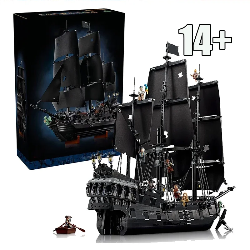 

Sparrow's Pirate Ship Building Blocks 10365 Vessel Sailboat Ship Model Bricks Assembling DIY Toys For Kids Adult Birthday Gifts