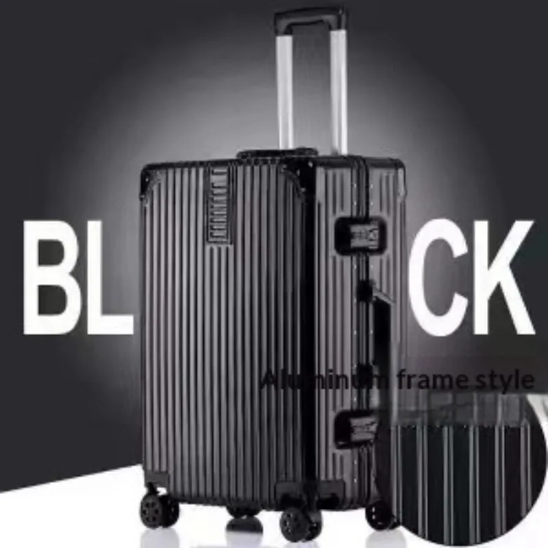 

Portable Luggage Suitcase Female Student 20 Inch 24 Inch Aluminum Frame TSA Lock 360 Spinner Wheels Lightweight Travel Luggage