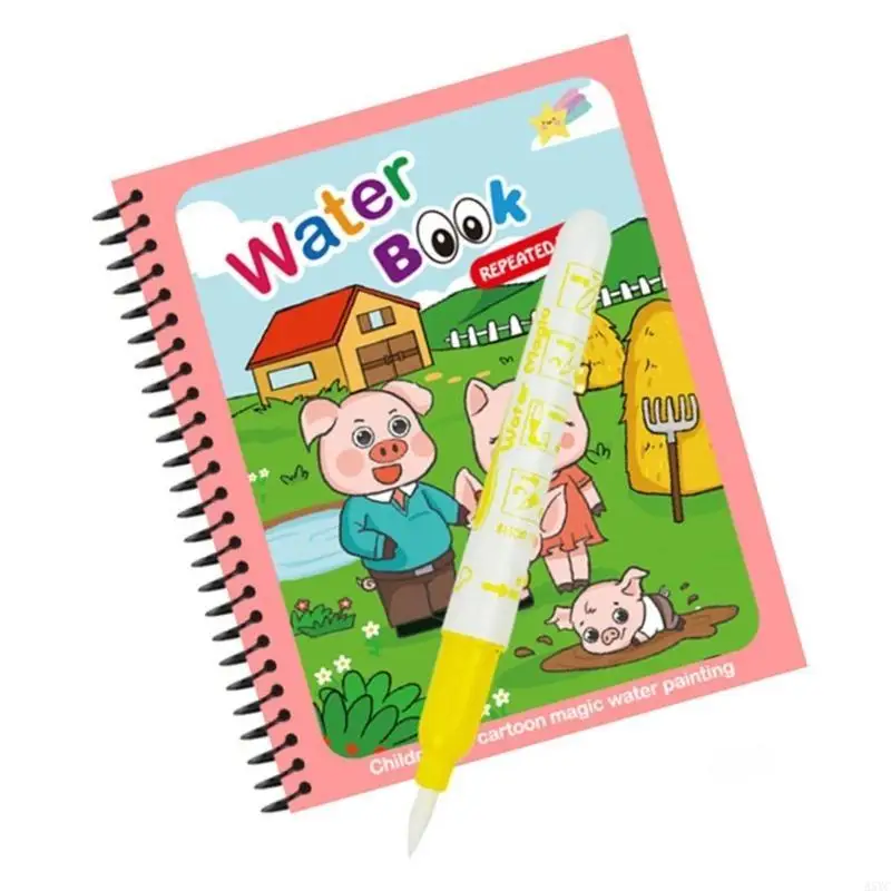 A5YC Magische verfkunstboeken voor peuters Herbruikbare wateractiviteit Ontwikkel creativiteit