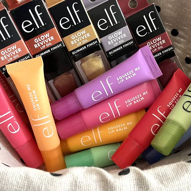 Best Elf Squeeze Soft Tube Lip Balm Mango Mint Bubblegum Cherry  Lip Gloss Set Hydrating Natural Lip Color Fruit Lip Cosmetics