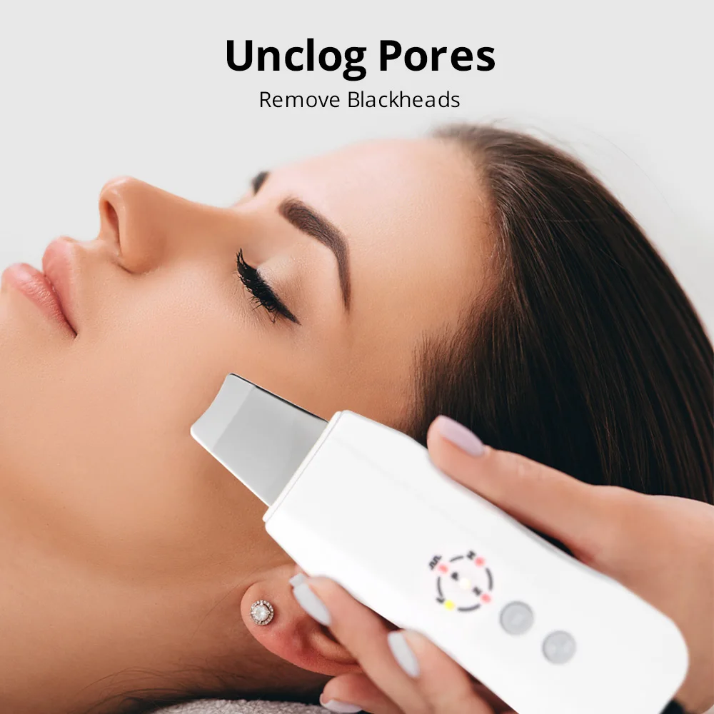 Ultrasonic Skin Scrubber Peeling Shovel , high frequency deep cleansing pores, import the essence and remove the edema.