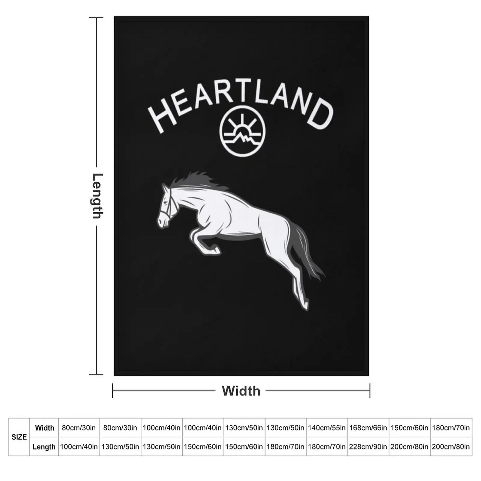 Heartland, Heartland Horse Throw Blanket Sofa Throw blankets ands manga Tourist christmas decoration Hairys Blankets
