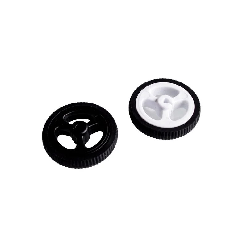 

10pcs/lot 5pcs Black+5pcs White ZJ327 3PI Mini Car N20 Motor Rubber Wheel Diameter 34mm Code Disk 34*7mm