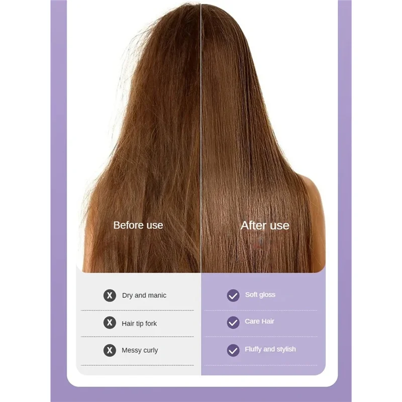 BFYL Mini piastra per capelli Piastra per capelli portatile multifunzionale con pettine caldo elettrico professionale a riscaldamento rapido -B