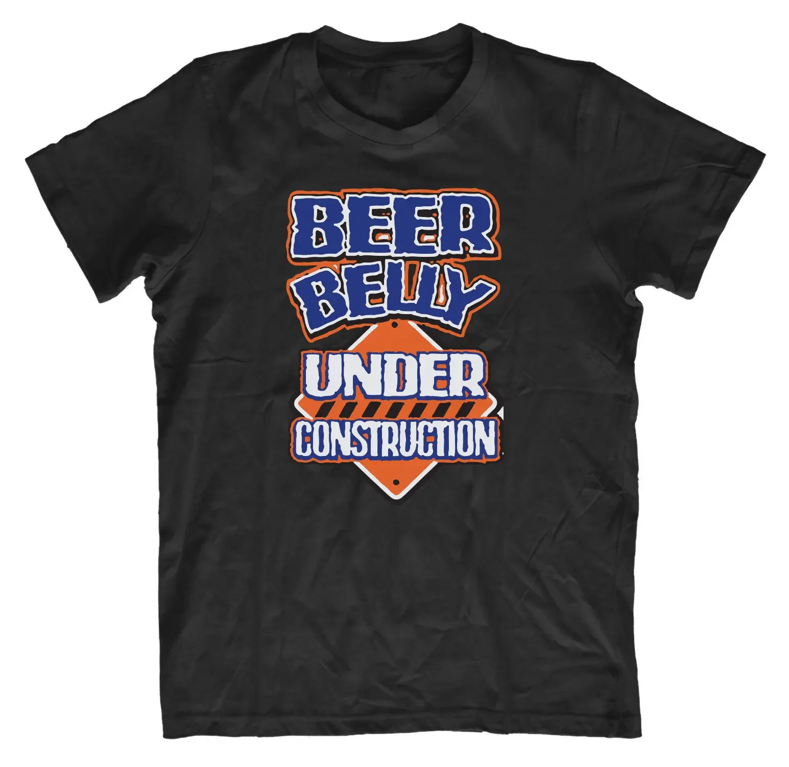 Adults Funny Comedy T Shirt Fathers Day Birthday Beer Belly Under Construction