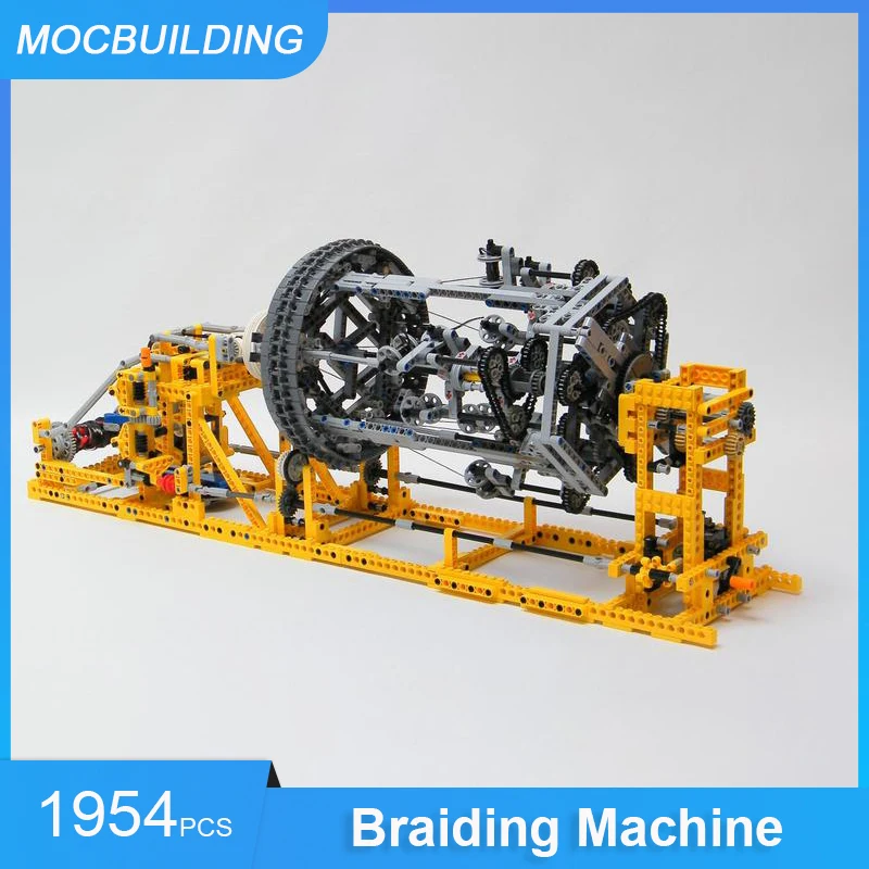 MOC Building Blocks Braiding Machine GBC Model DIY Assemble Bricks Educational Creative Collection Display Toys Gifts 1954PCS