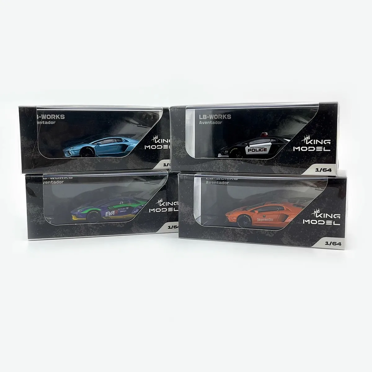 نموذج سيارة King Model 1:64 LP700 Aventador LBWK مصنوع من خليط معدني