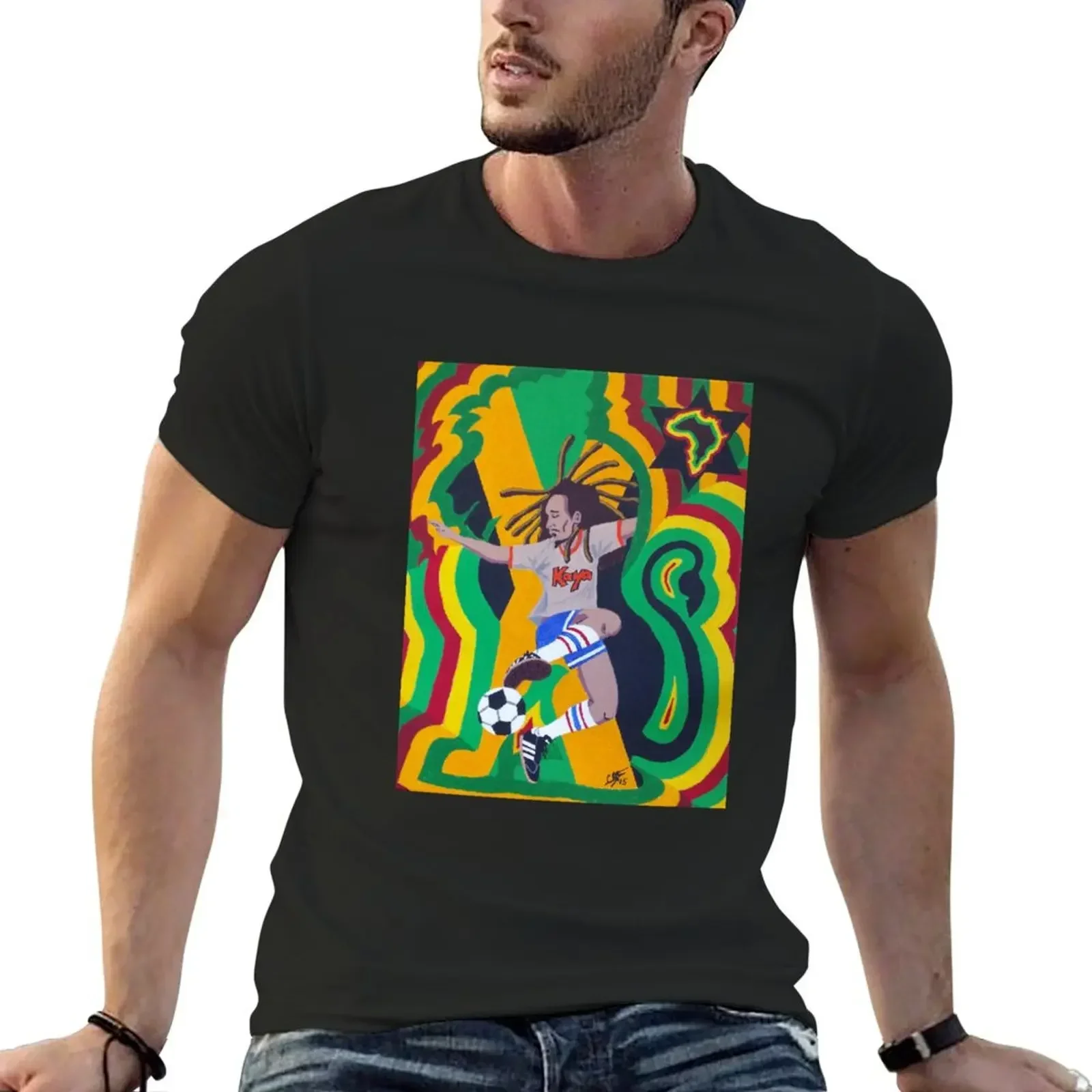 Kaya Futbol Marley T-Shirt anime clothes graphics compression shirt men