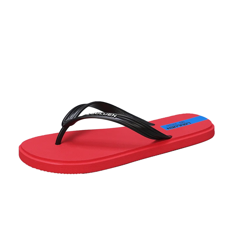 

Men's flip-flops Casual summer non-slip flats Indoor-outdoor beach slippers 2025 Bathroom shower Men's shoes sandals