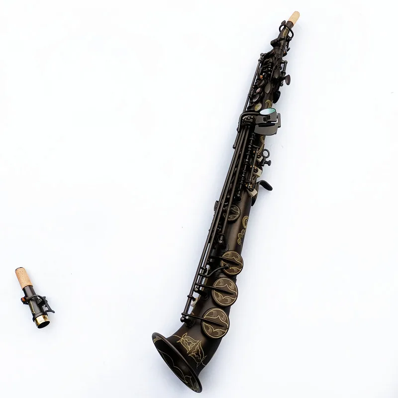 New Japan Soprano saxophone sax Curved bell Soprano saxophone Bb key to High F key and G key