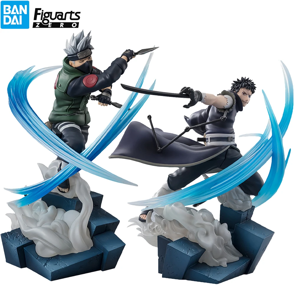 

BANDAI Figuarts Zero Naruto Shippuuden Uchiha Obito Hatake Kakashi Extra Battle Showdown With a Former Friend Anime Figure Toy