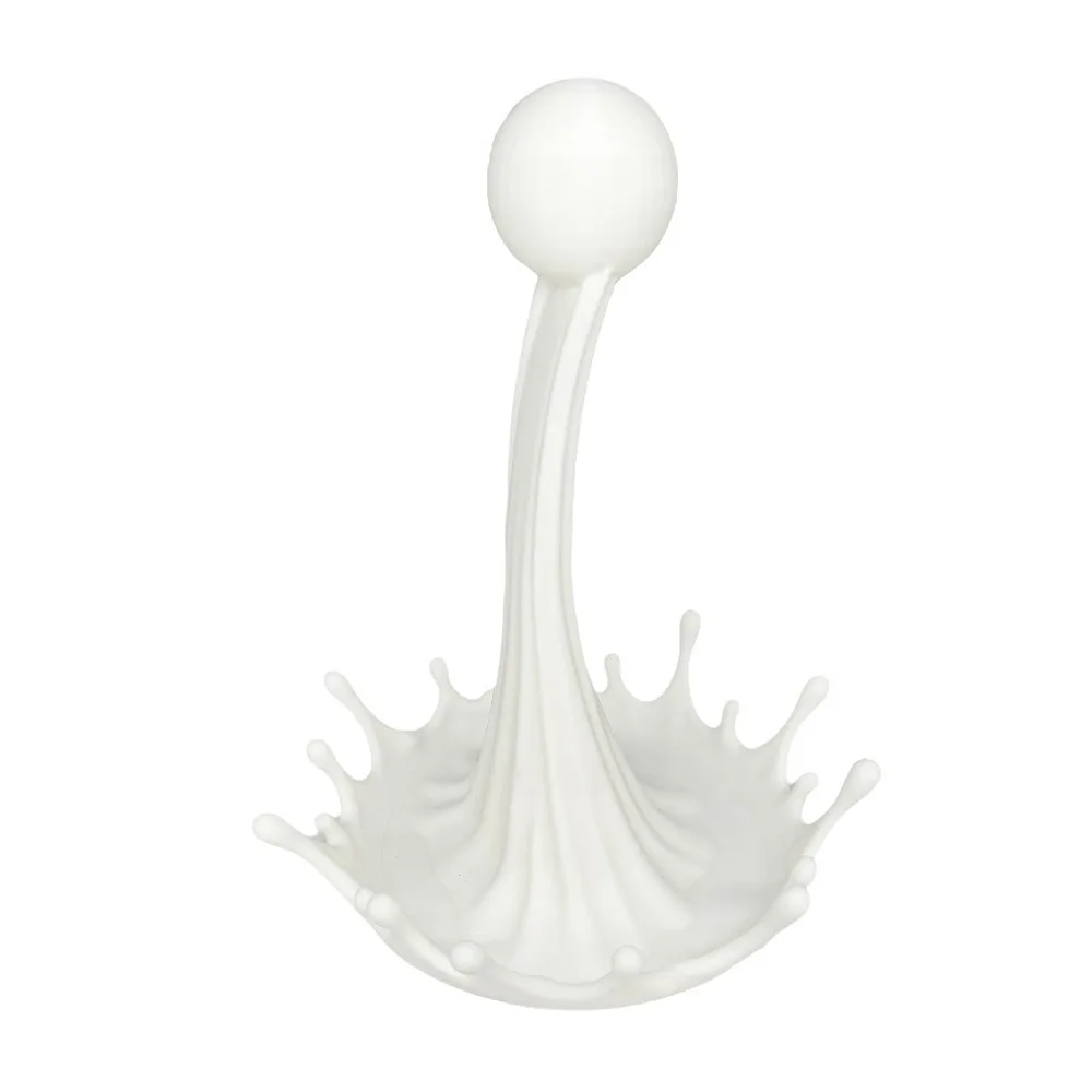 Practical 3D Printed Water Splash Shaped Cup Holder Creative Plastic Milk Splash Cup Rack Water Spray Cup Holder For Home