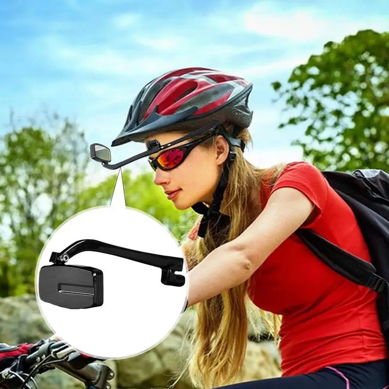 Cycling Eyeglass Mirrors Safe Rearview Mirrors Adjustabe Cycling Rear View Wide Angle Mirrors Safe Rearview Mirrors Wide Angle