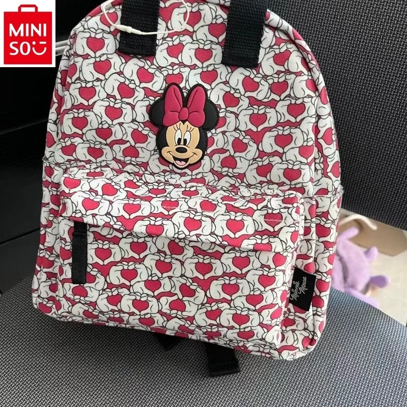 

MINISO Disney Children's Bag Infant/Toddler Mini Printed Backpack Cartoon Kindergarten Lightweight Outgoing Ultra Light