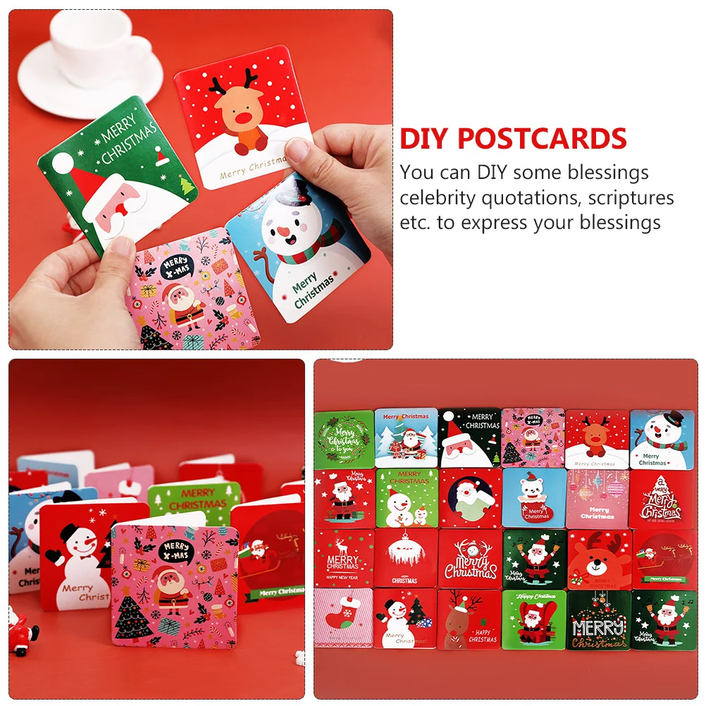 

15 Pcs Postcards Xmas Themed Souvenir Student Memos Postcards Christmas Xmas Greeting Cards Themed Cards