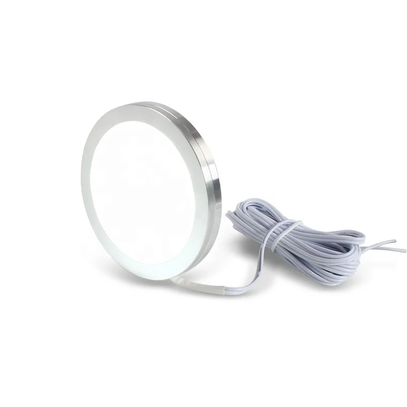 الملحقات DC12V 5 واط مقاوم للماء سبائك الألومنيوم صمام ثنائي باعث للضوء ضوء سقف خزانة RV