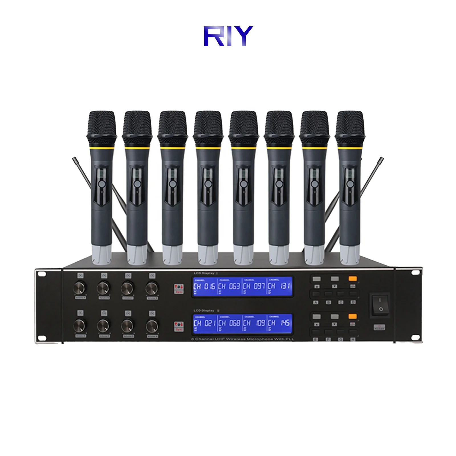 U-M8000 Wireless Microphone System UHF 8 Channel  Handheld Lapel Headset Mic