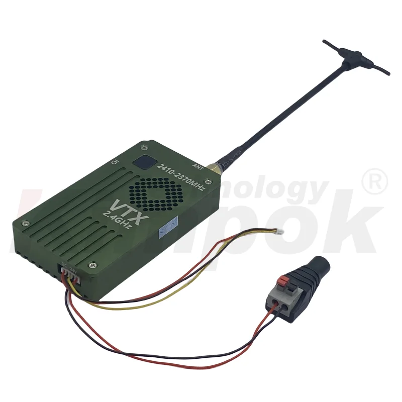 2.4G 10W FPV VTX VRX Ultra طويلة المدى نقل الصوت والفيديو بدون طيار جهاز إرسال الفيديو AV المرسل