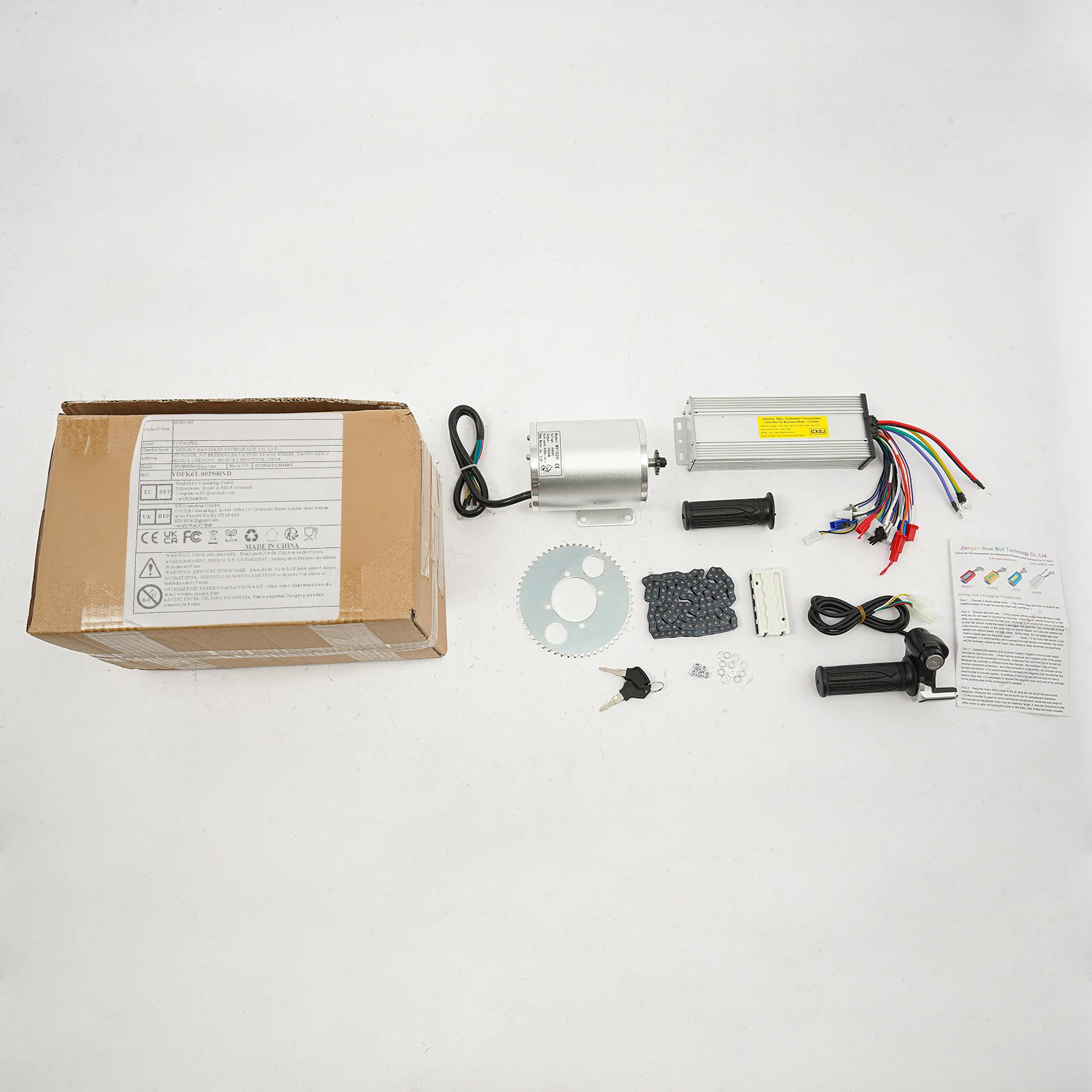 Brushless Motor  48V2000W Scooter Motor Kit with LCD Display Screen