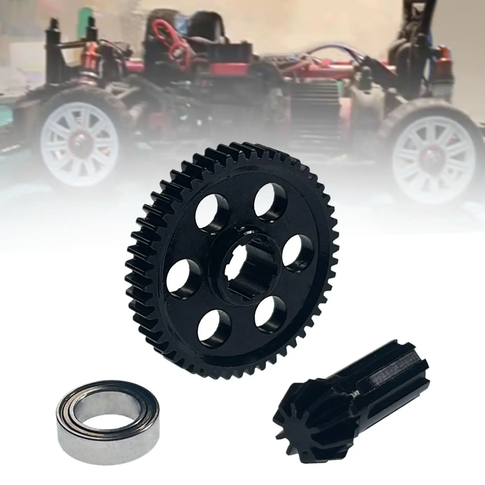1/14 1/16 Scale RC Car Reduction Gear Spare Parts Accessory Remote Control Vehicle Gear Metal Spur Gear Wear Resistant Practical