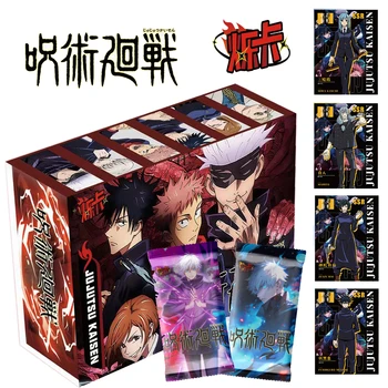 Genuine Jujutsu Kaisen Cards for Children Magic Battle Anime Peripheral Satoru Gojo Exquisite Collection Card Christmas Toy Gifts