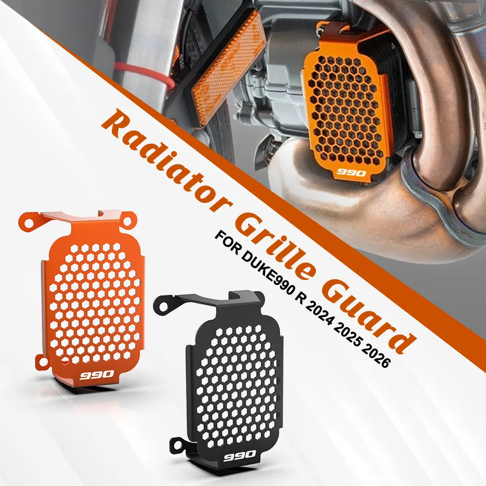 2024-2026 Motorcycle Oil Cooler Guard Oil To Water Heat Exchanger Guard For Duke990 R 2024 2025 2026 Duke 990 990R Accessories