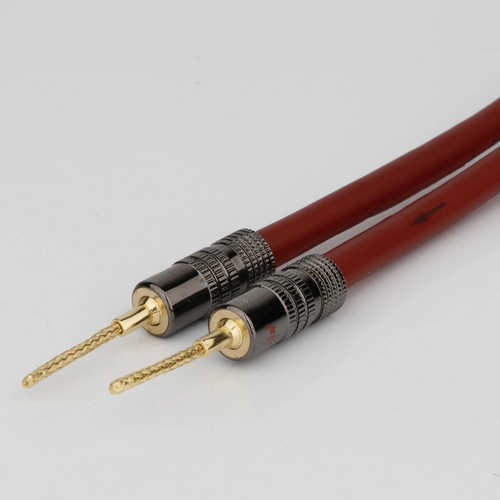 2 mm Kupferdraht, vergoldeter Bananenstecker, Lautsprecherkabel, geflochtener Draht, Steckverbinder – Detail 13