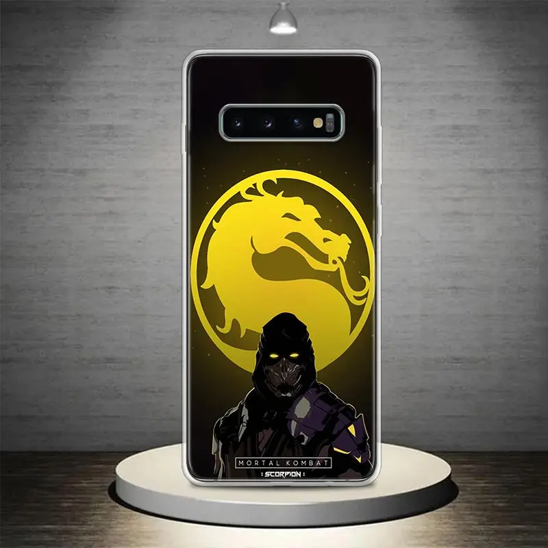 Scorpion Zero Sub Mortal Kombat Phone Case Shell For Samsung Galaxy S24 S23 S22 Ultra S21 Plus S20 FE S10 S10E S9 S8 + Cover Cap