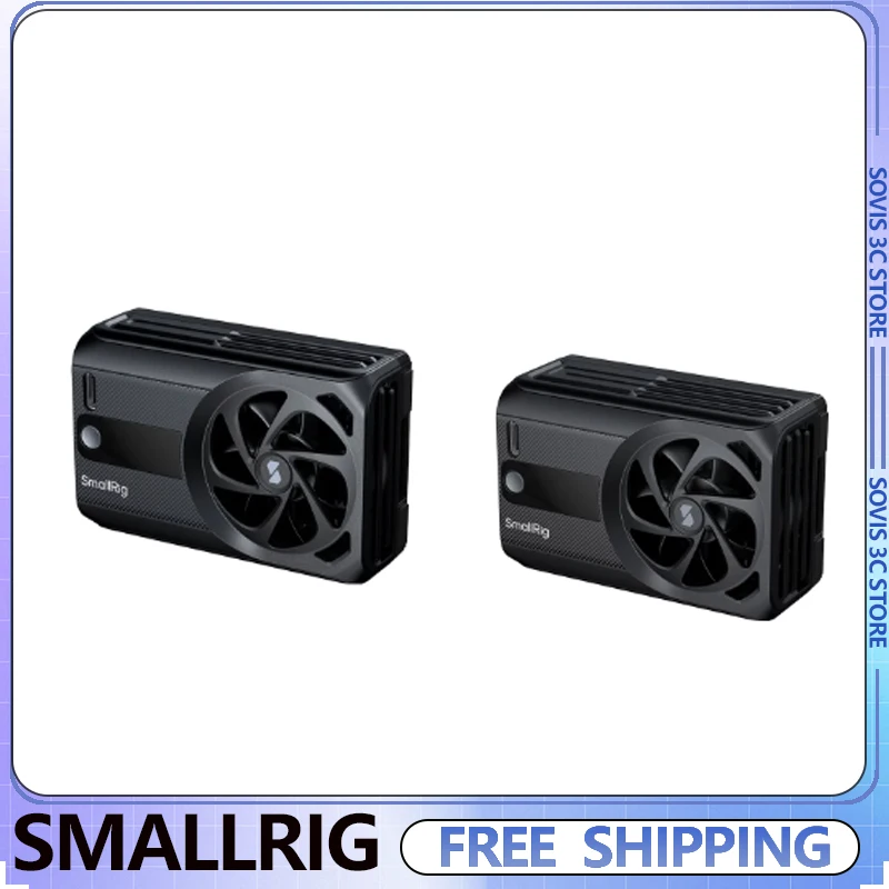 SmallRig Cooling Fan for Sony A7 IV/A7S III/A7C II/A6700/ ZV-E10 / ZV-E10 II/FX3/FX30, Canon R5/R5 Mark II/R6 Mark III