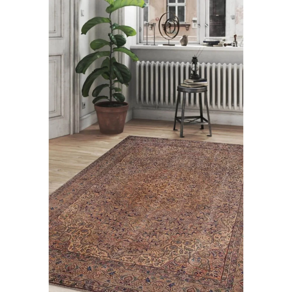 

Blues Sonil Vintage Patterned Woven Floor Decorative Brown Kitchen, Living Room Carpet Quality Handmade Middle East Design