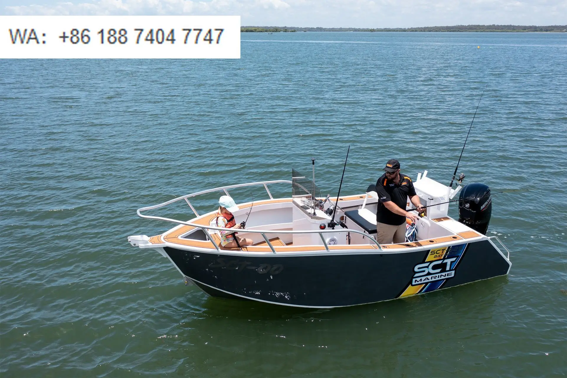 Russian Sport Yacht Aluminum Speed Boat High Quality Cruiser Cabin Fishing Vessel Outboard Engine Anti-collision Deep V