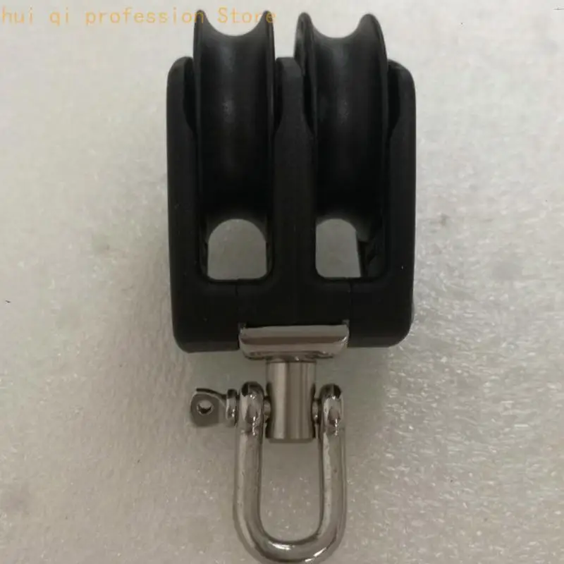 35 mm Doppelscheiben-Marineblock für 8 mm Leine und drehbares Oberlenker H8WE – Detail 7