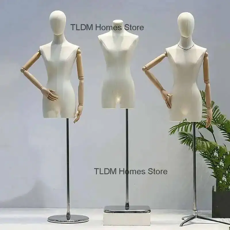

Store High-end Bust Clothing Window Korean Sense Mannequin Version for Women's Female Women Mannequin Display Stand Mannequins