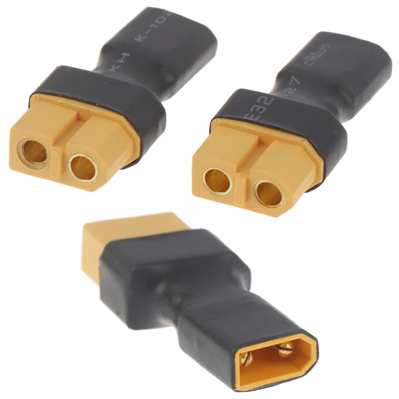 【C】1Pc XT30 Male To XT60 Female Power Adapter Converter Rc Drone Connector Adapter view 3
