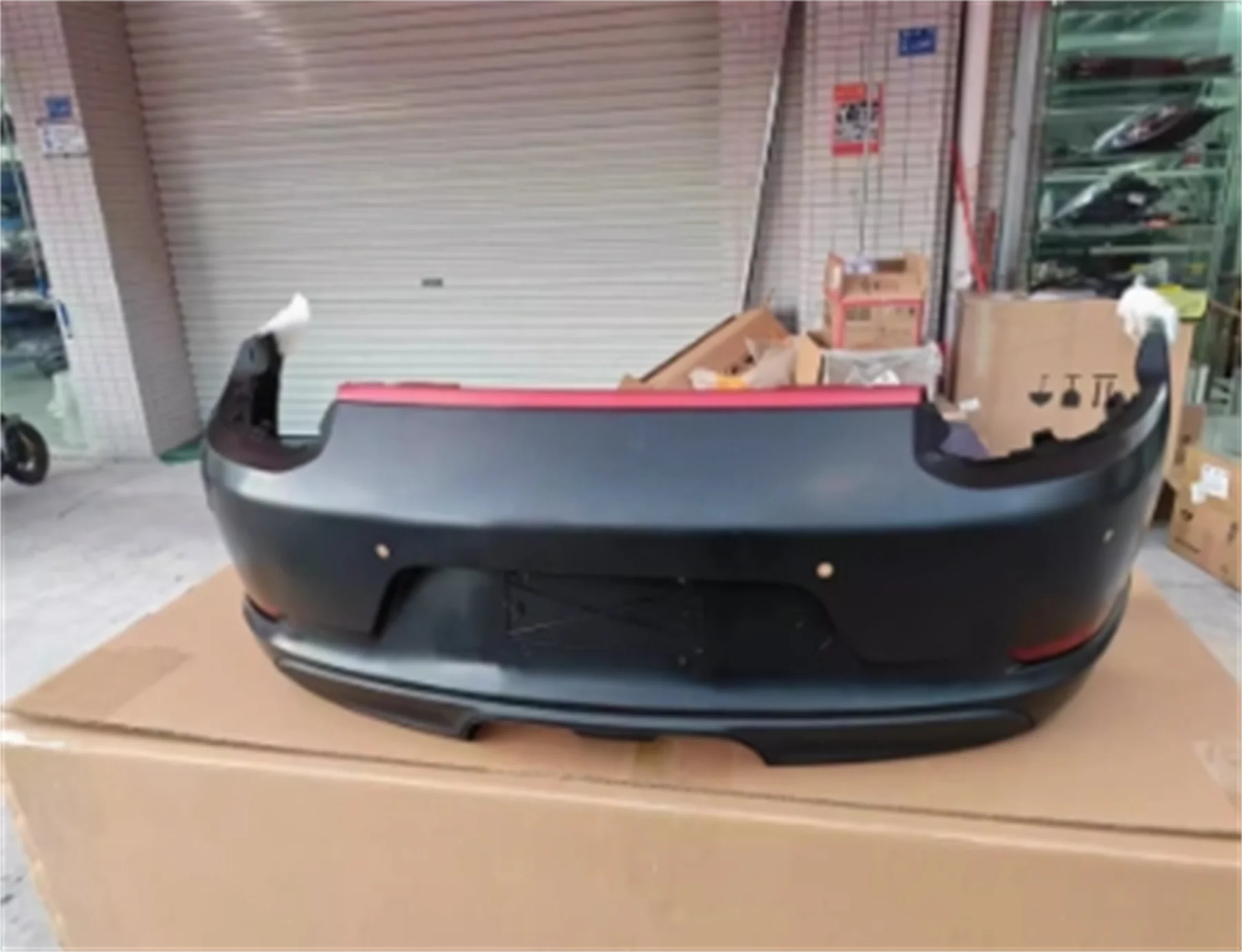 

Car Front Rear Bumper surround Body kit for Porsche 911 991.1 Upgrade 991.2 Tail light additional brake light