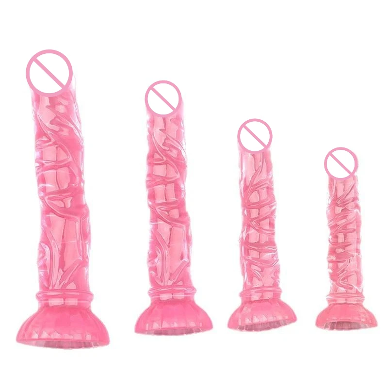 convenient1PC Sex Toys Textured Dildo Anal Plug Simulated Dildo Suction Cup Adult Male And Female Backyard Anal Dilator Sex Toys