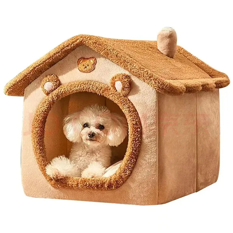 Pet products available for all seasons removable and washable dog houses, small dog and cat houses and nests, cat nests and beds