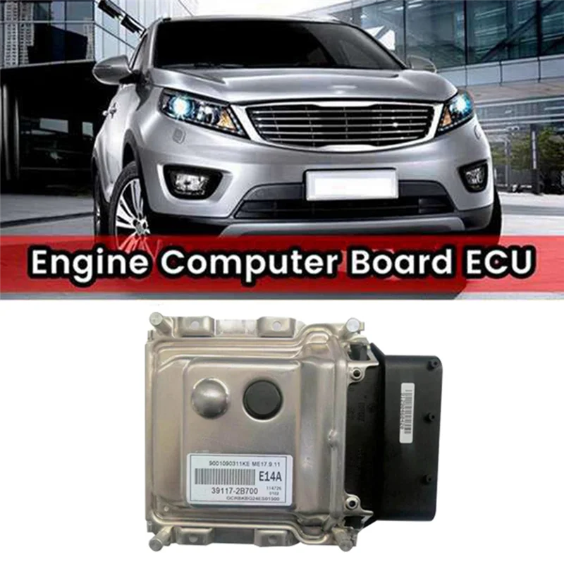 

39117-2B700 ECU Car Engine Computer Board Electronic Control Unit 9001090311KE for Hyundai KIA ME17.9.11 E14A