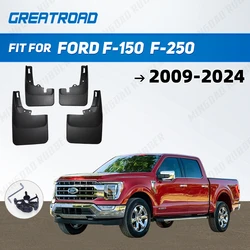 Mud Flaps For Ford F-150 F150 F250 2015-2024 2022 2023 2024  Splash Guards Fender MudFlaps Front Rear Mudguards Car Accessories