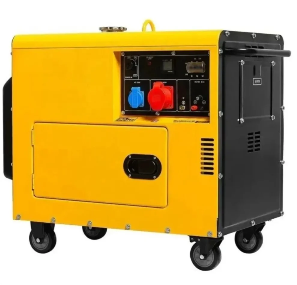 Soundproof 5kw 8kw 10kw Diesel Inverter Generators Auto Start Remote Low Fuel Consumption 3000rpm Silent Generator For Home
